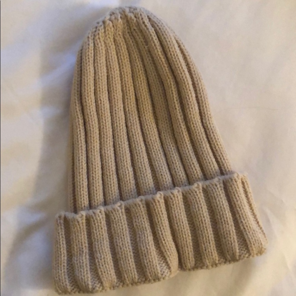 Missguided Beige Knit Hat